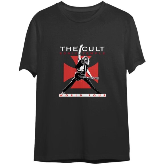 The Cult Sonic Temple 1989 World Tour T-Shirt Rock Music Graphic Fan Concert 79 - Picture 1 of 6
